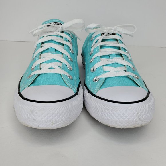 Converse All Star Low Top Light Blue Sneaker Shoes Men's Size 8 Wm's 10. - Picture 2 of 12